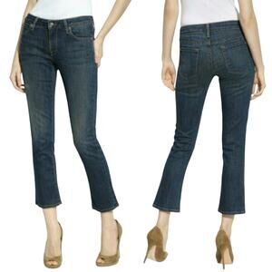 Vince Aurora Baby Bell Crop Jeans Size 28 Flare Cropped Denim Made in USA